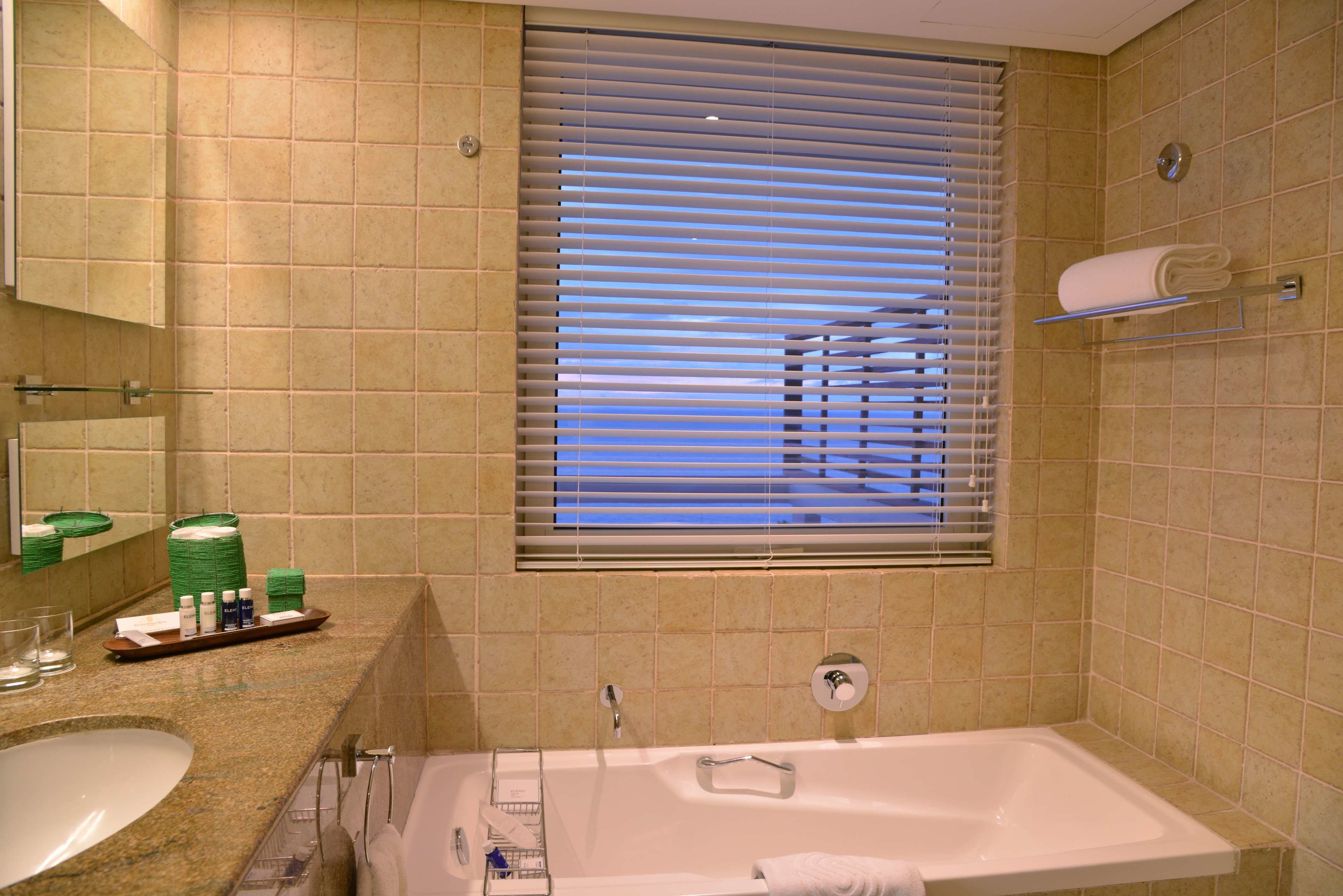 standard room | bathroom | combined shower/bathtub, jetted bath, free toiletries, hair dryer