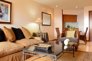 In-room safe, desk, laptop workspace, blackout curtains