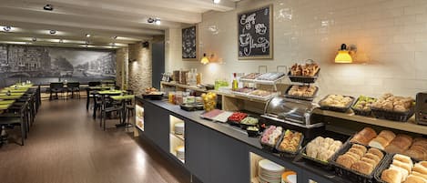 Daily buffet breakfast (EUR 16 per person)