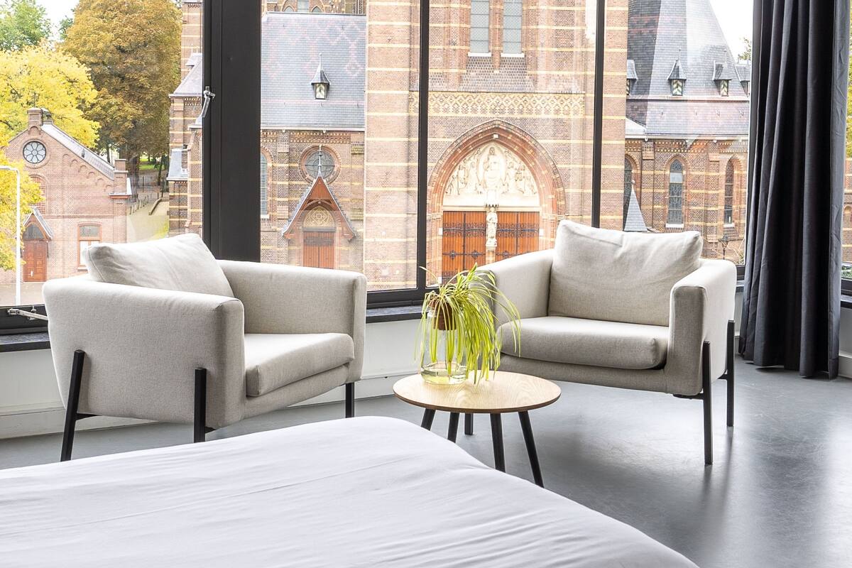 family room | desk, laptop workspace, iron/ironing board, free wifi