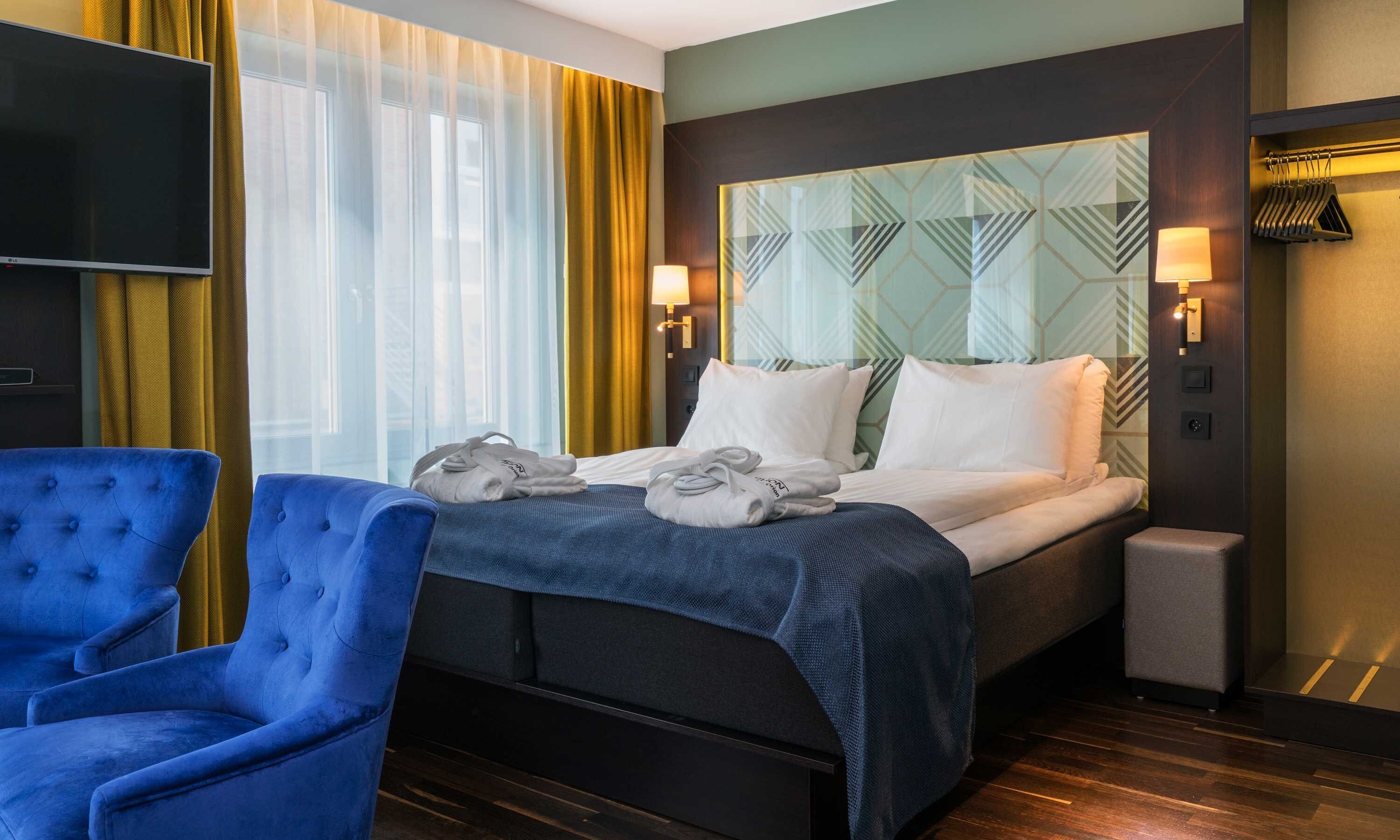 In-room safe, desk, blackout curtains, iron/ironing board