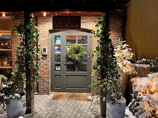 Interior entrance