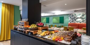 Gratis frukostbuffé varje dag 