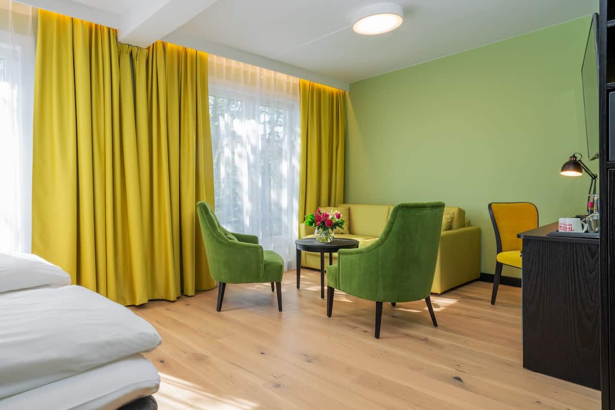 Hochwertige Bettwaren, Pillowtop-Betten, Minibar, Zimmersafe