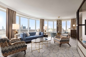 Executive Suite, 1 King Bed | Living room | LCD TV