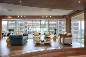 Interior entrance