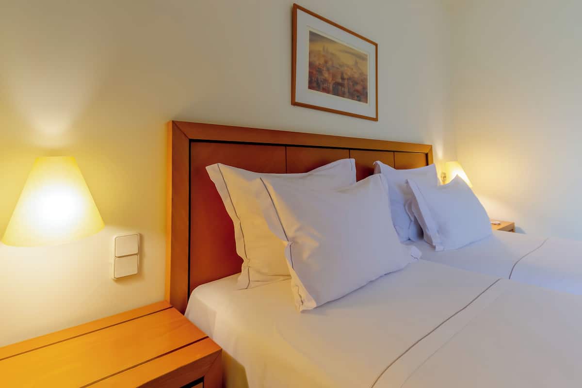 Economy Double or Twin Room | Bar mini, peti besi dalam bilik, ruang kerja komputer riba