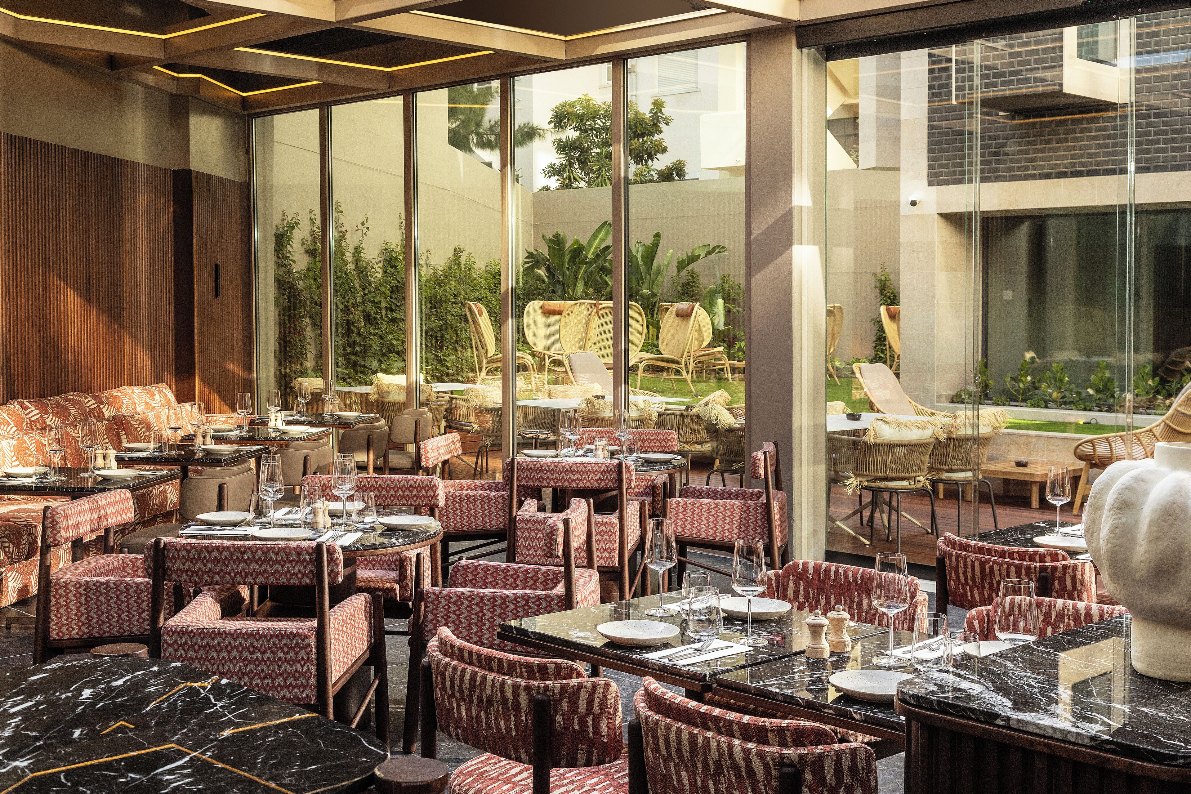 breakfast, lunch, dinner served; modern european cuisine