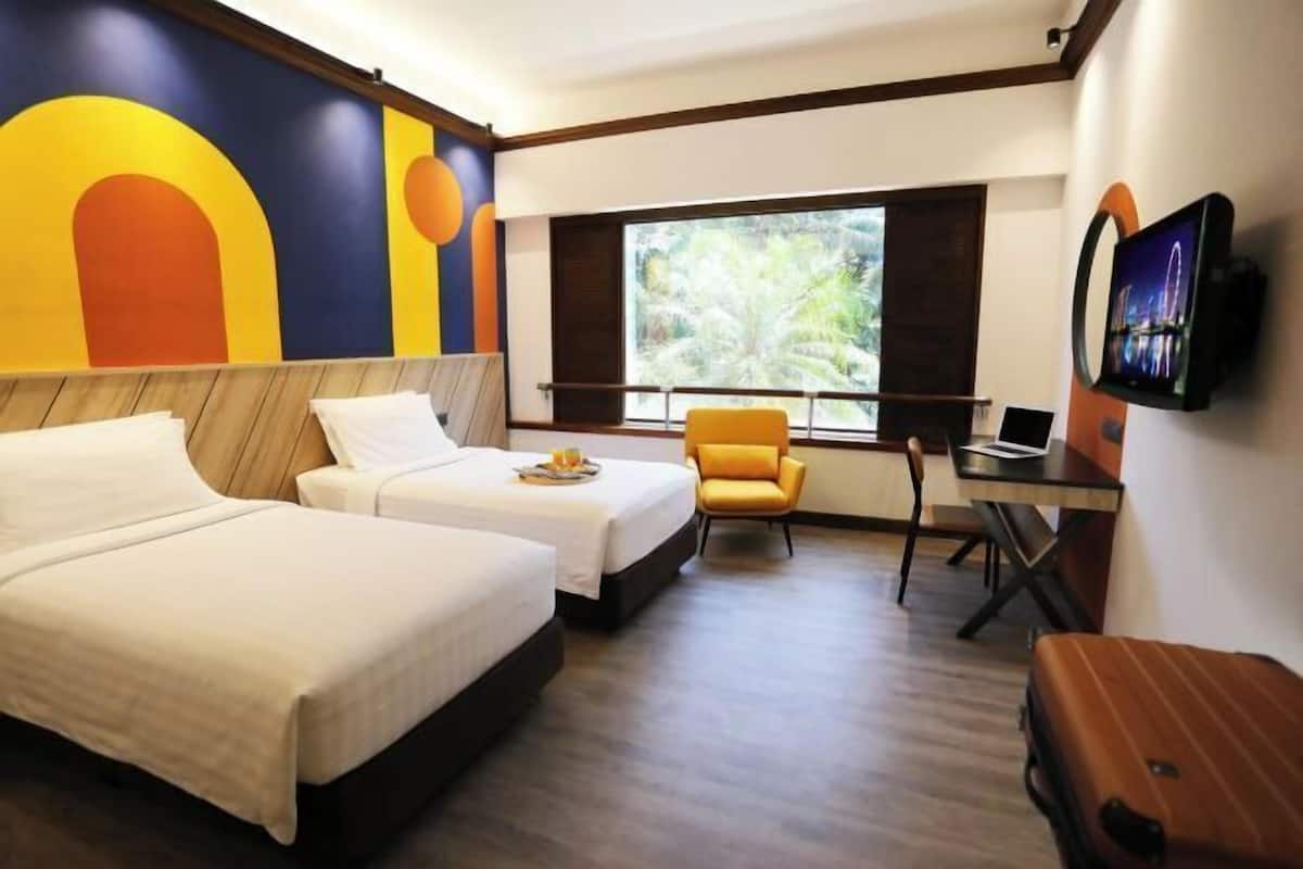 1 habitación, minibar, caja de seguridad en la habitación y escritorio