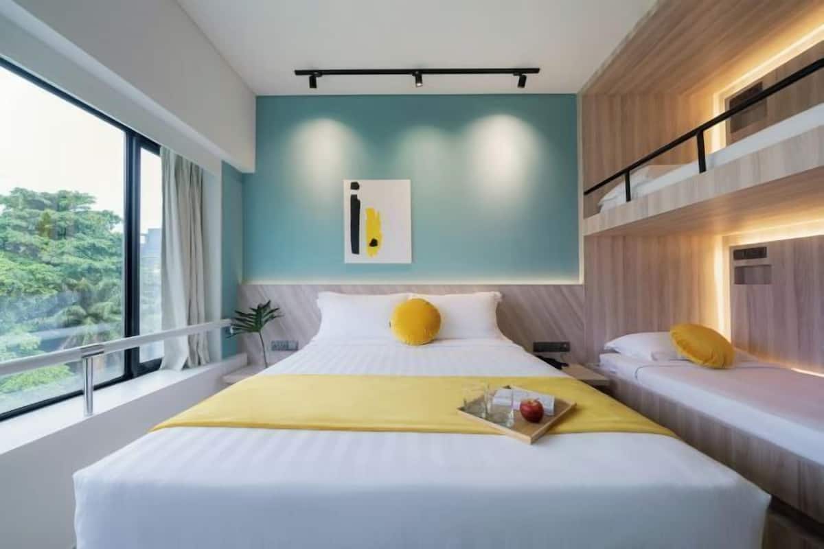 1 habitación, minibar, caja de seguridad en la habitación y escritorio