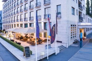 Exterior detail - Devin Hotel (Bratislava)