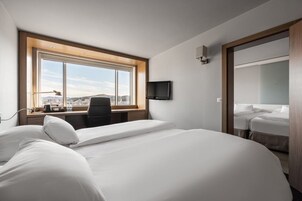 In-room safe, blackout curtains, soundproofing, iron/ironing board