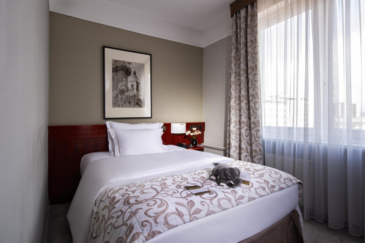 Economy kamer, 1 queensize bed | Lakens van Egyptisch katoen, luxe beddengoed, donsdekens