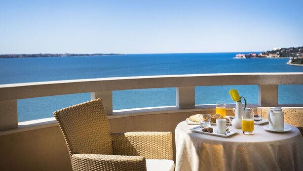 Comfort Double or Twin Room, Balcony, Sea View | View from room - Remisens Hotel Metropol (Piran)