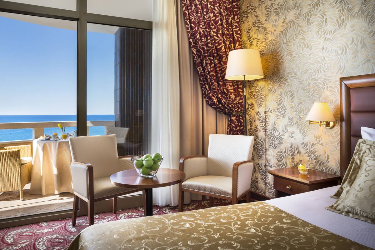 comfort double or twin room, balcony, sea view | water view