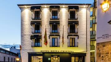 Front of property – evening/night