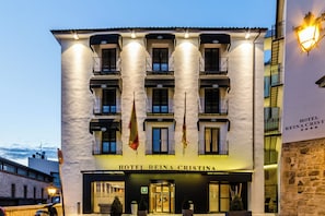 Front of property – evening/night