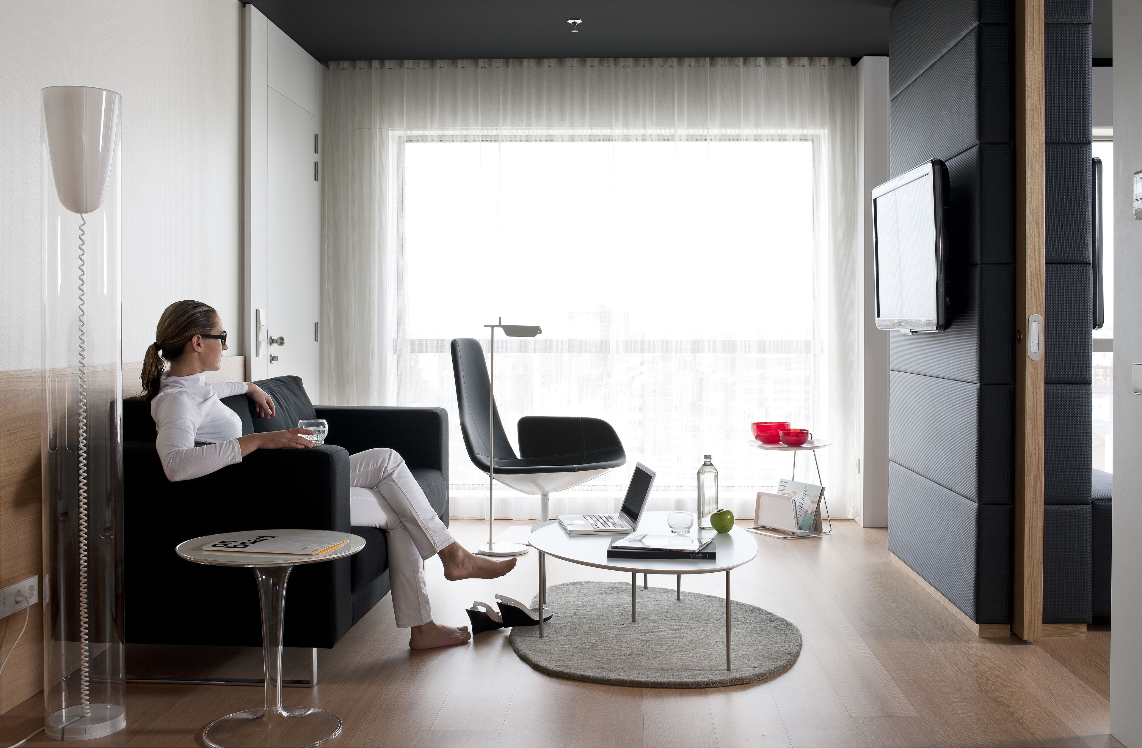 42-inch TV with satellite channels
