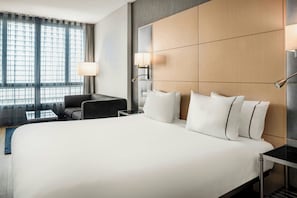 Premium Suite, 1 King Bed (View) | Minibar, in-room safe, desk, blackout curtains