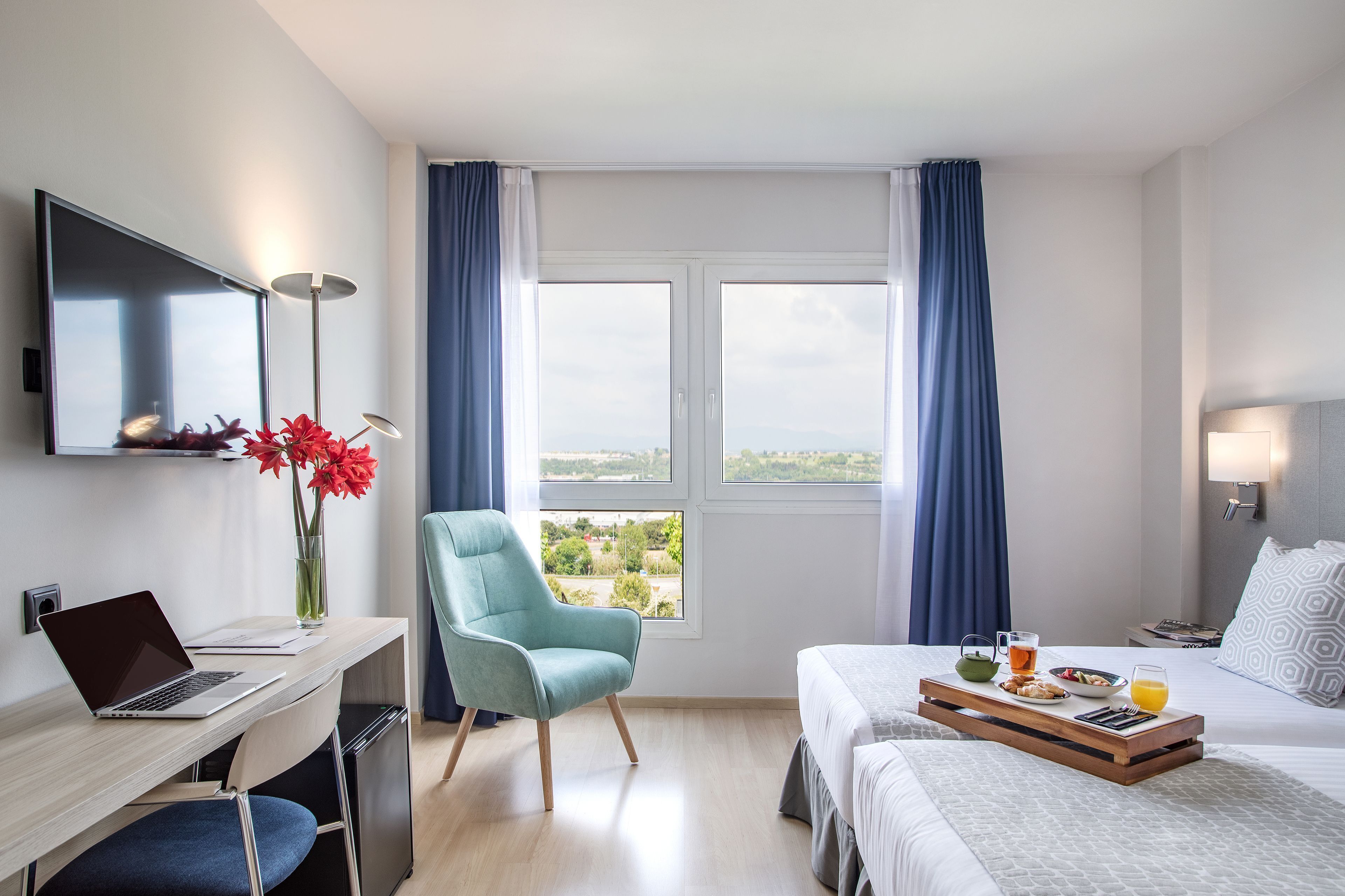 In-room safe, desk, blackout curtains, soundproofing
