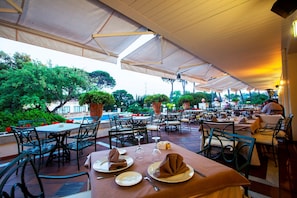 Breakfast, lunch, dinner served; Spanish cuisine, pool views