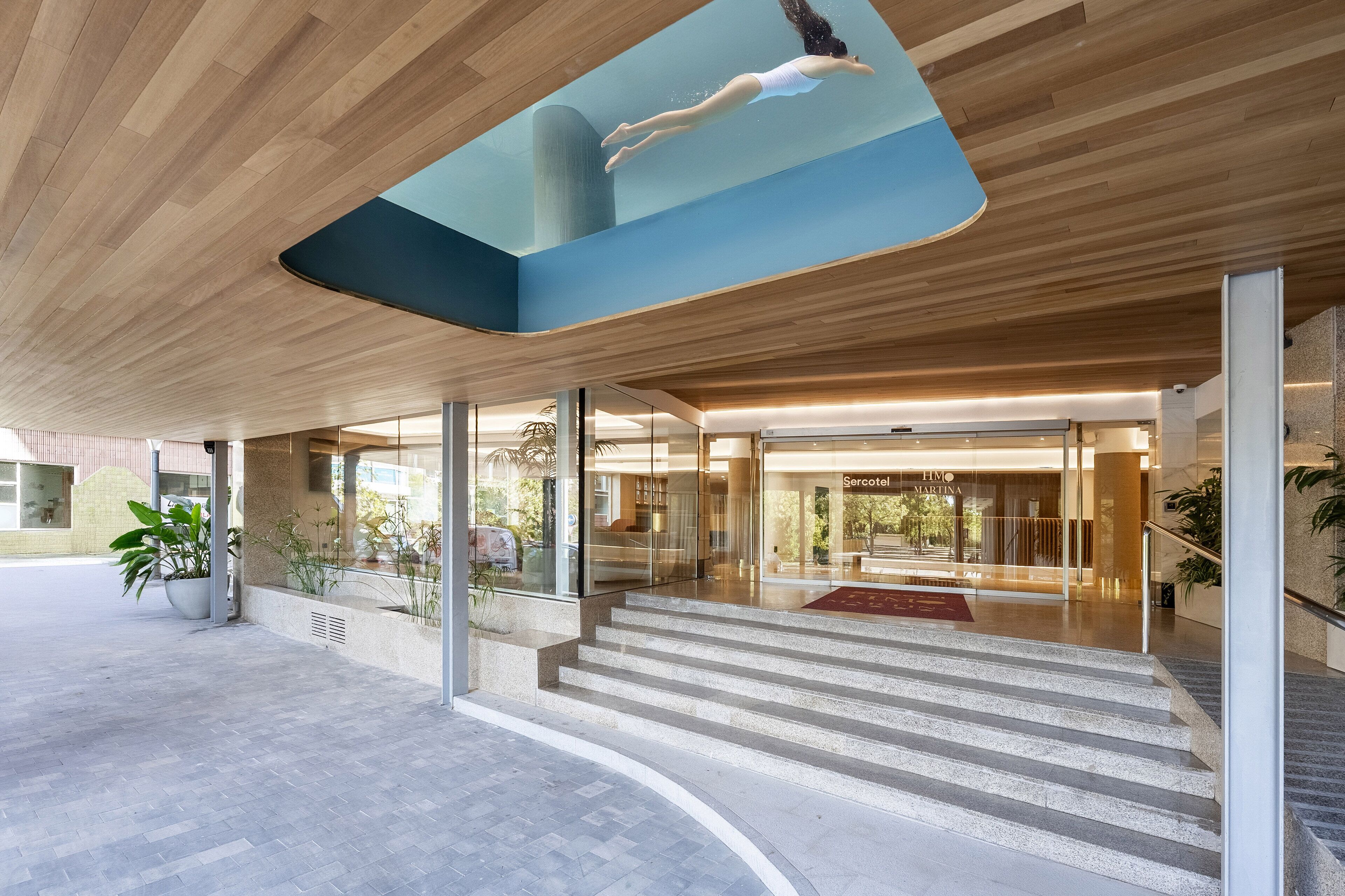 Entrada de l'allotjament