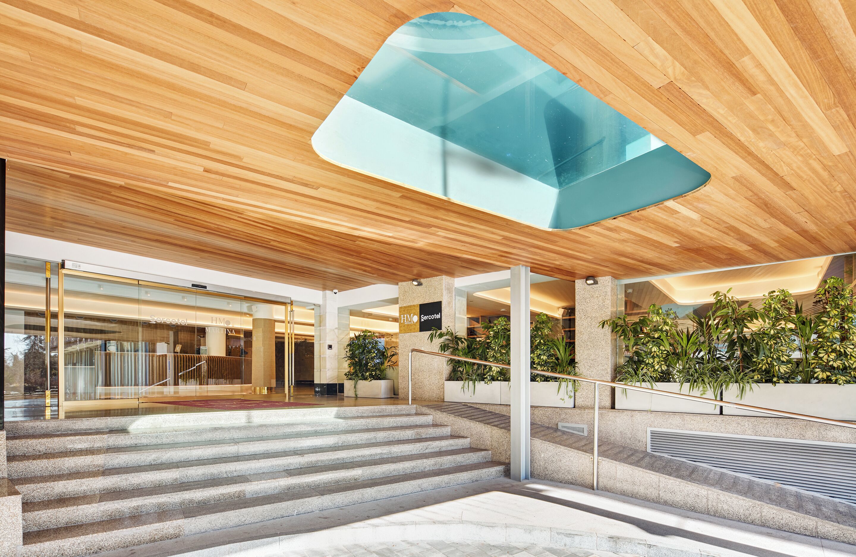 Voorkant van accommodatie