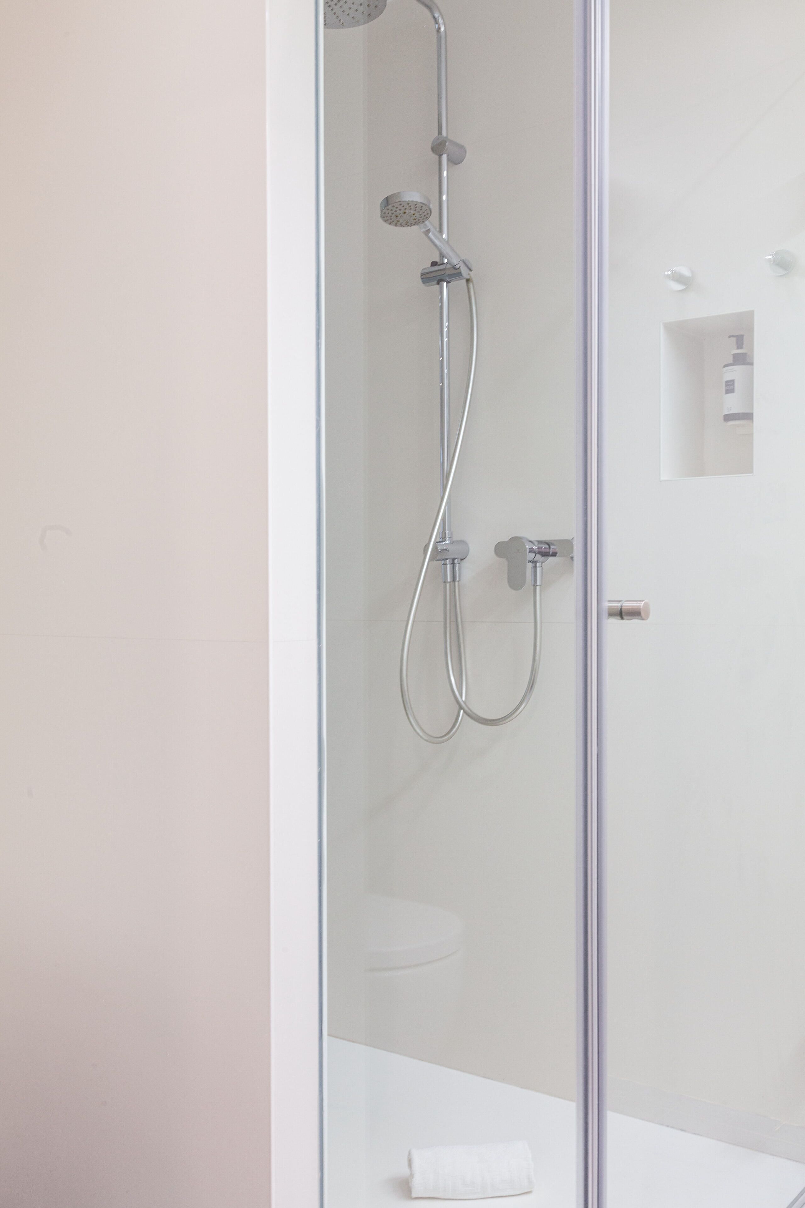 free toiletries, hair dryer, bidet, towels