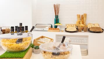 Daily buffet breakfast (EUR 15 per person)