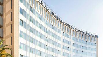 Voorkant van accommodatie