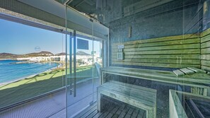 Sauna, hot tub, Turkish bath/hammam, body treatments, hydrotherapy