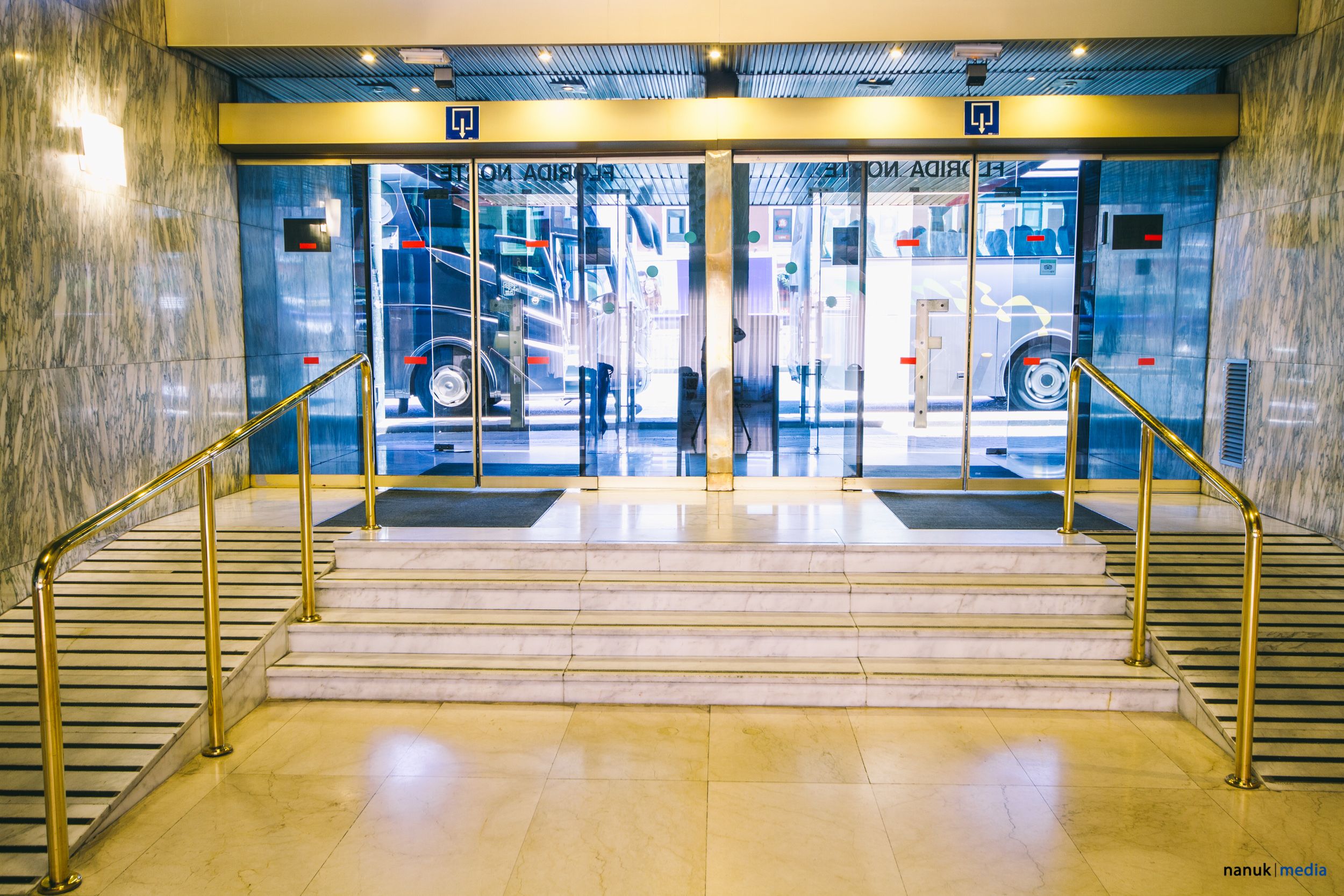 Interior entrance