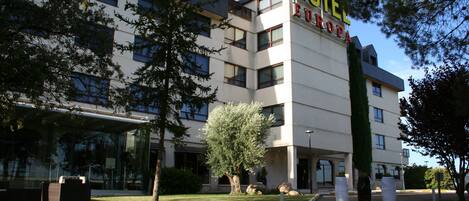 Majoituspaikan julkisivu