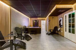 Facials, manicures and pedicures, massages