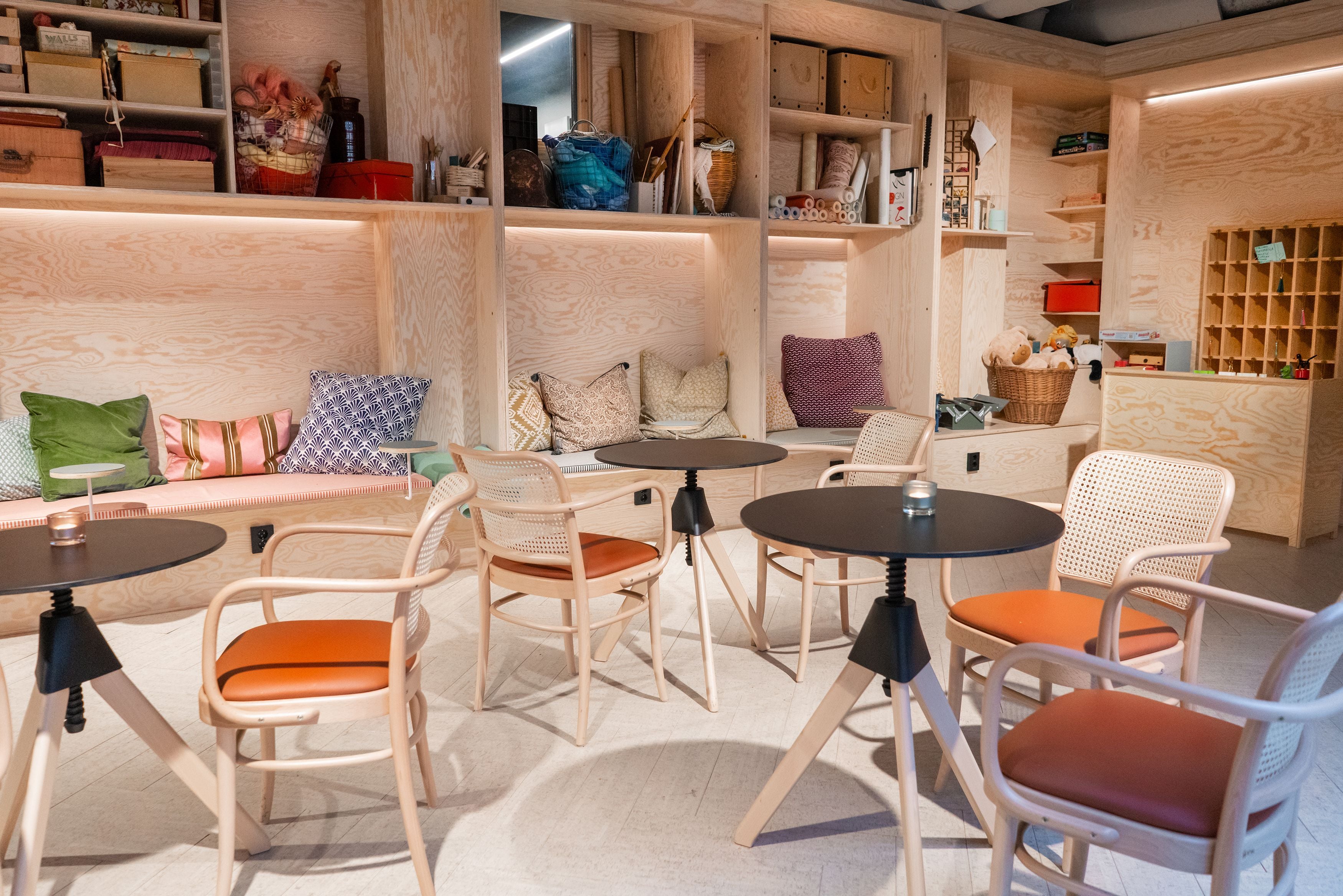 Sittområde i lobbyn