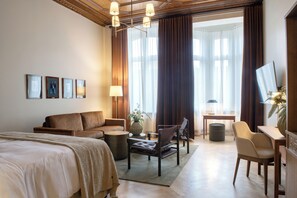 Junior Suite | Desk, iron/ironing board, free WiFi, bed sheets - Home Hotel Baltzar  (Malmo)