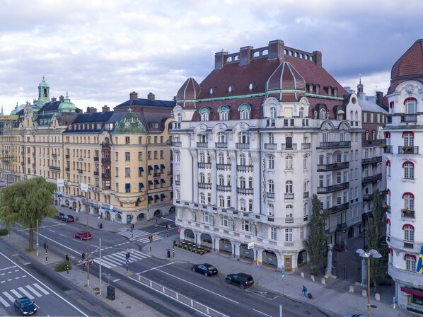 Overnatningsstedets facade