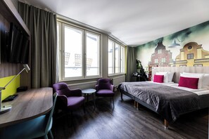 ห้องซูพีเรียทวิน | เครื่องนอนระดับพรีเมียม, เตียงพร้อมฟูกเสริมที่นอน, ผ้าม่านกันแสง