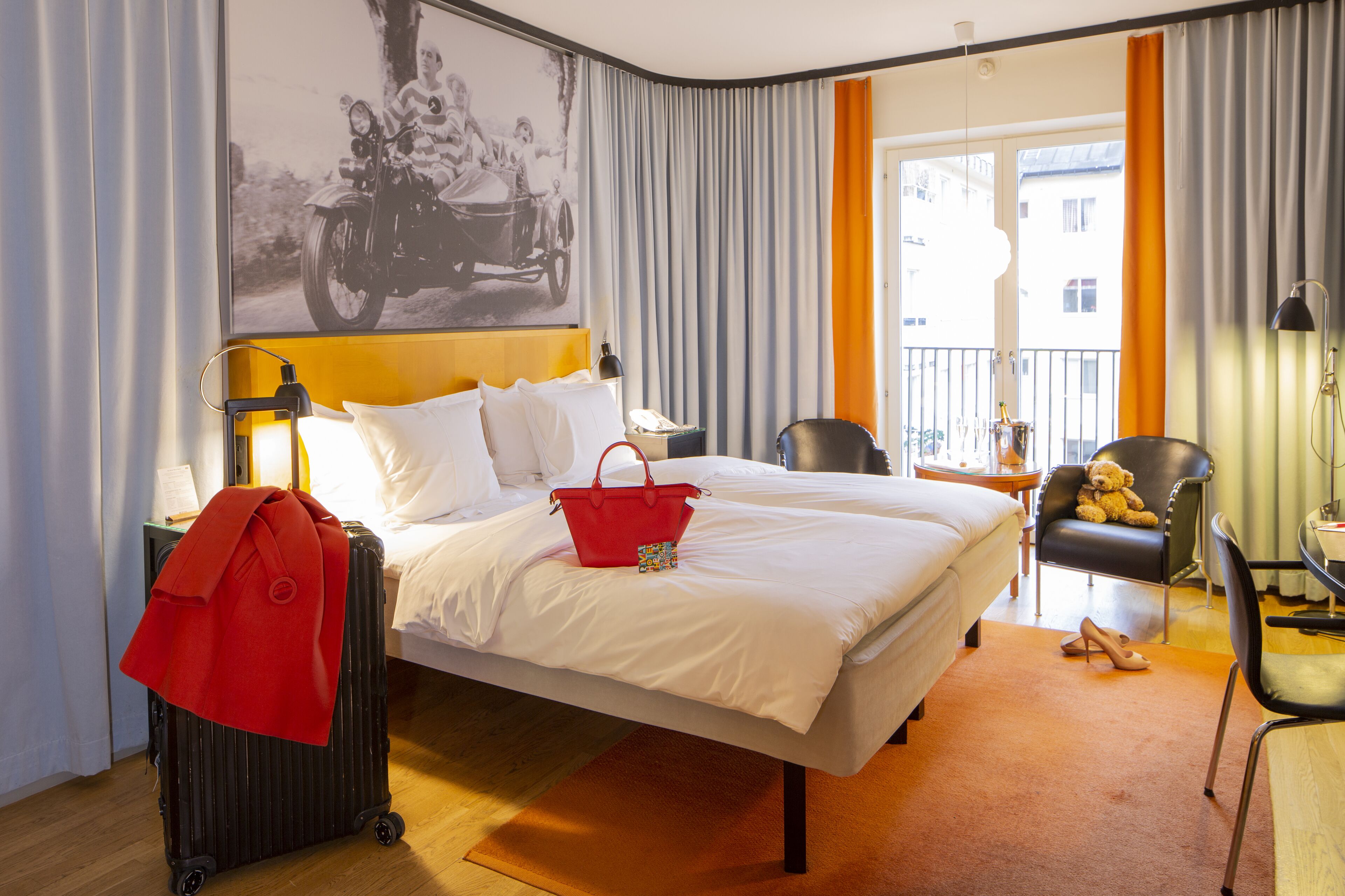 superior double or twin room | egyptian cotton sheets, premium bedding, down duvets, minibar