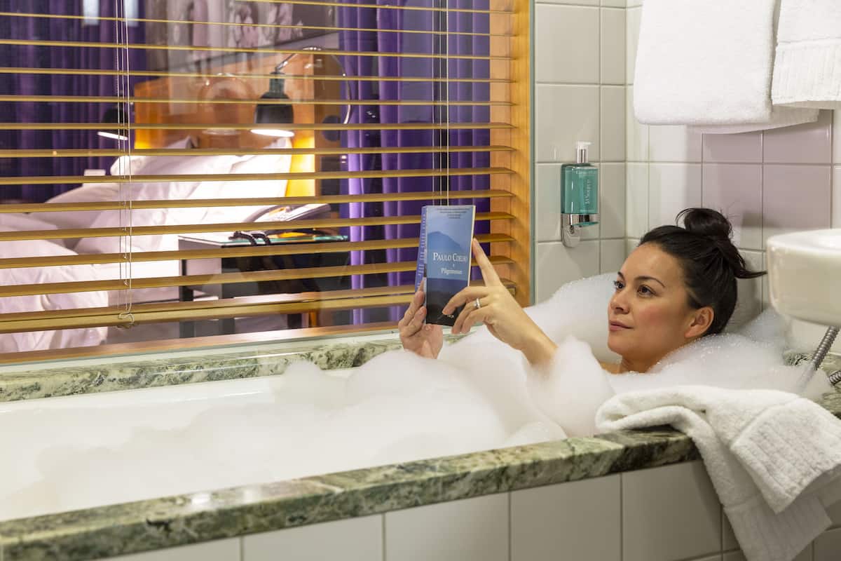 deluxe double room | egyptian cotton sheets, premium bedding, down duvets, minibar