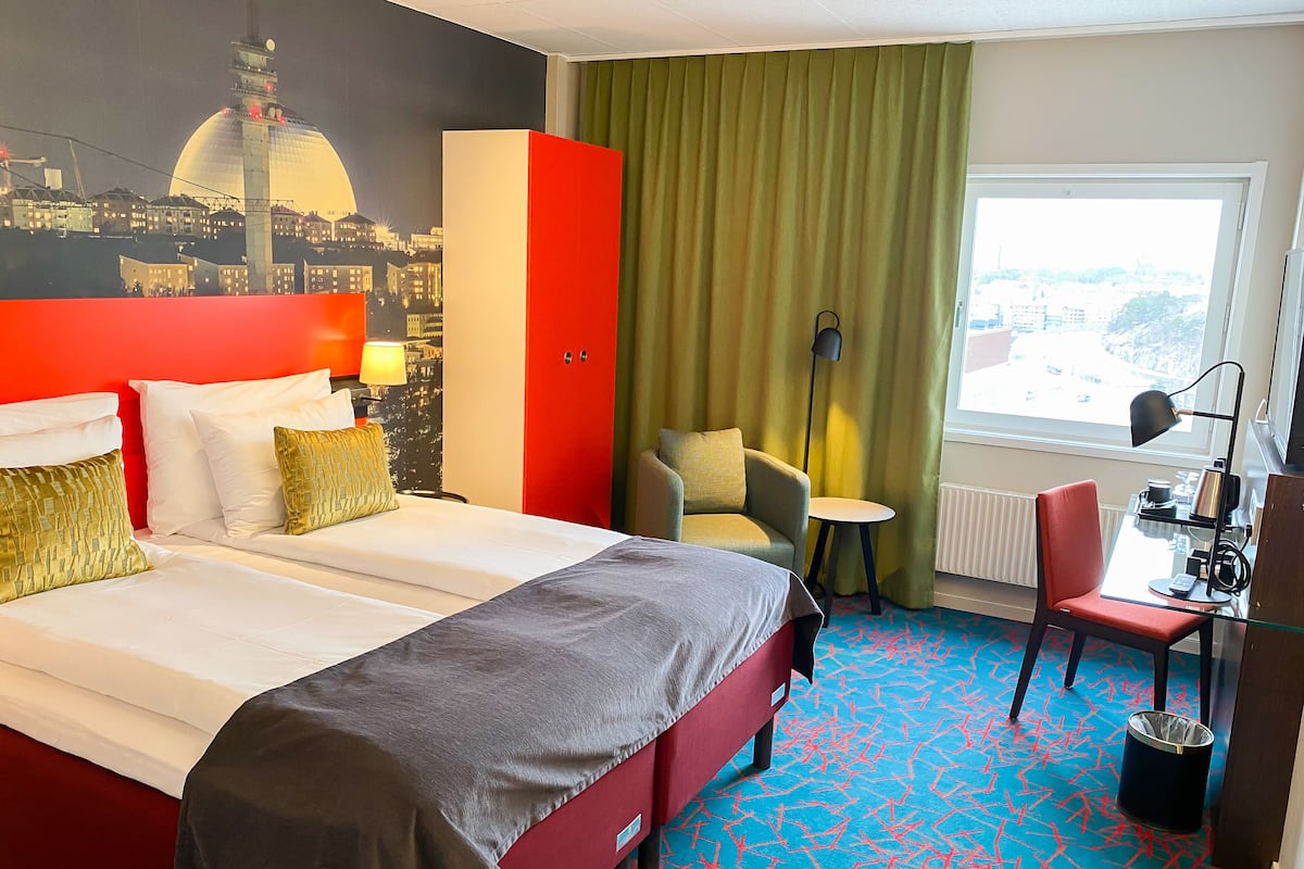 In-room safe, desk, blackout curtains, iron/ironing board
