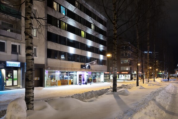 Majoituspaikan julkisivu