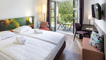 Bureau, rideaux occultants, chambres insonorisées, Wi-Fi gratuit