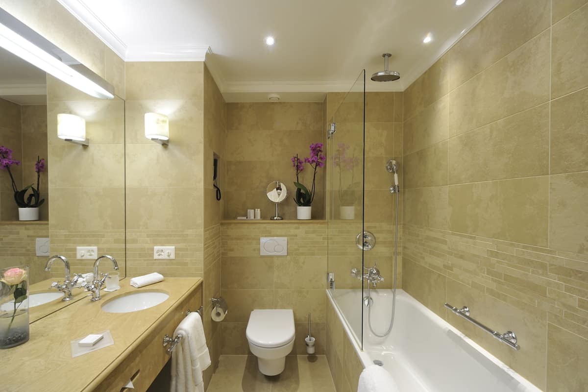 free toiletries, bathrobes, slippers, towels