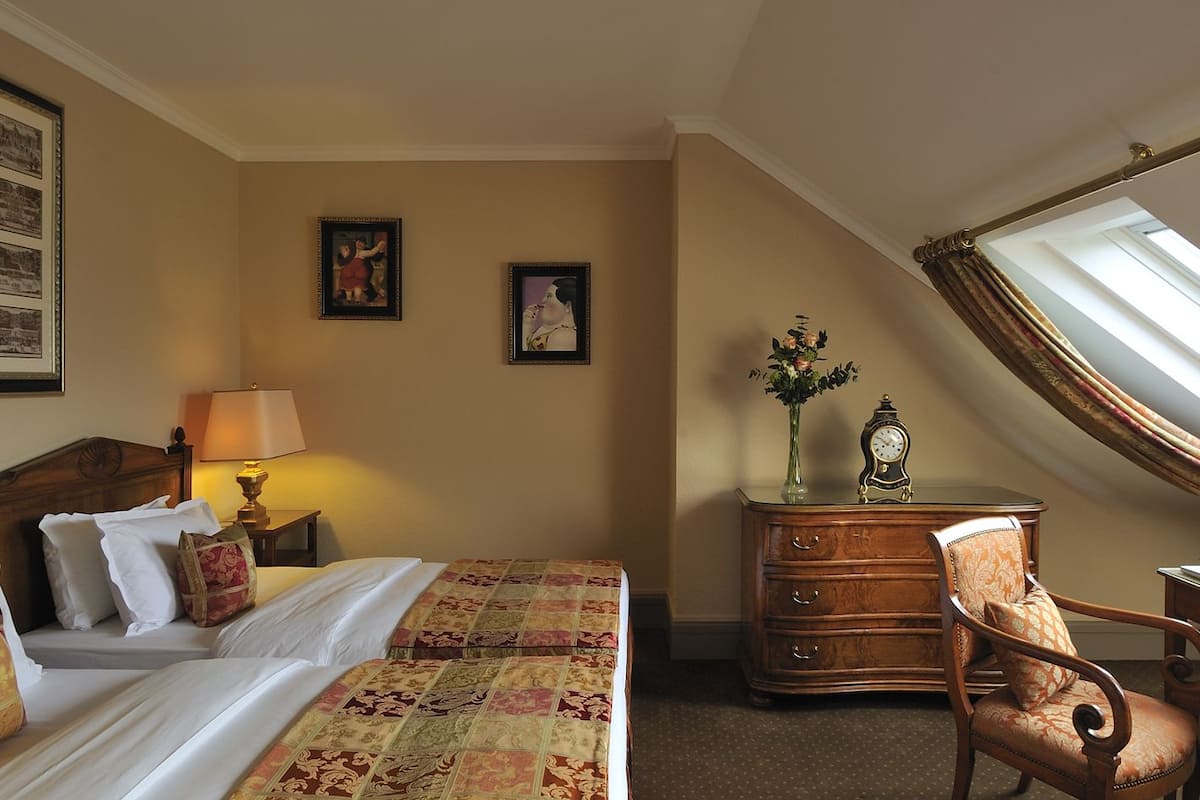 Maisonette (twin beds) | 1 Schlafzimmer, hochwertige Bettwaren, Minibar, Zimmersafe