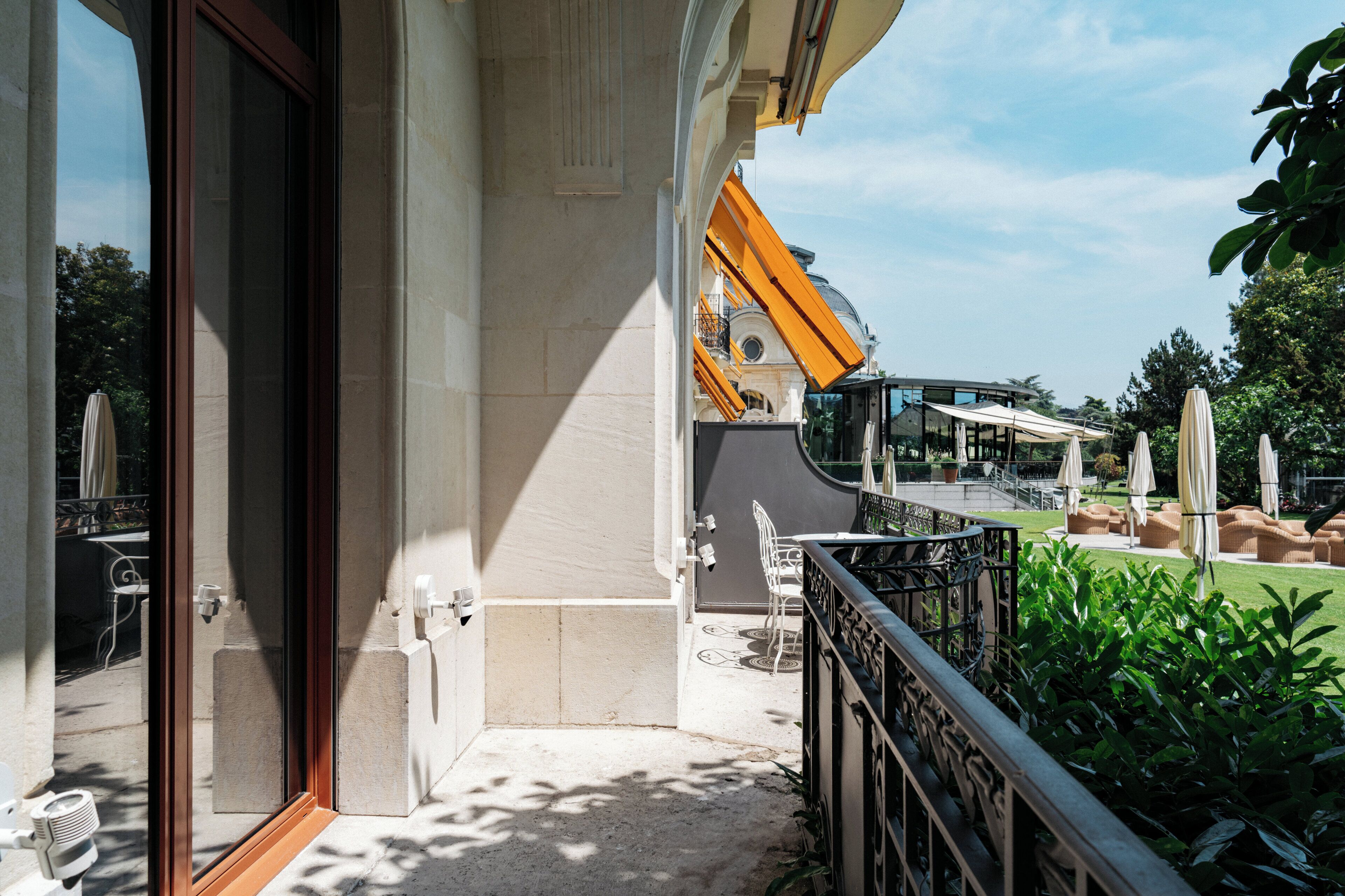 Blick vom Balkon