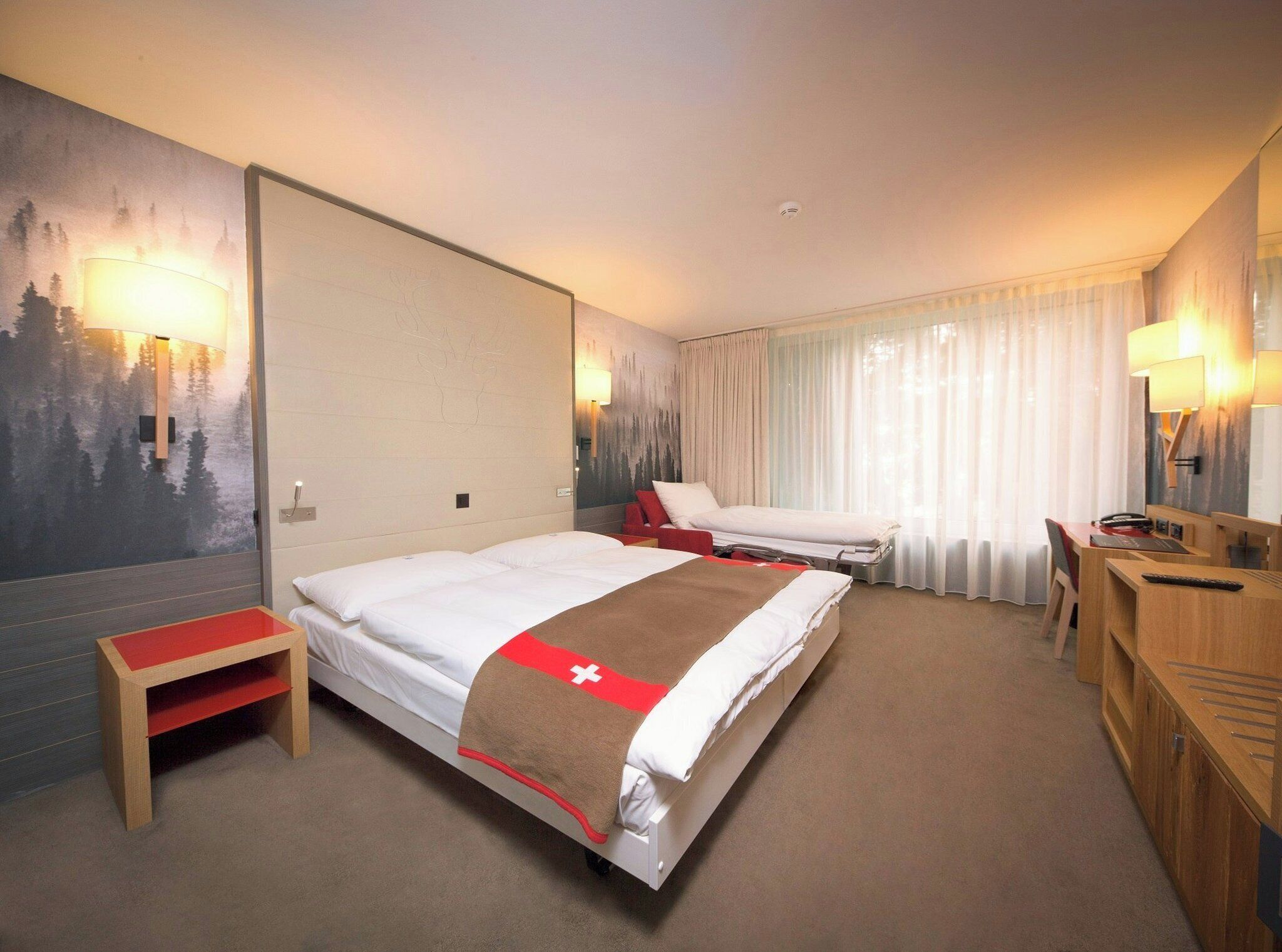 Premium bedding, down duvets, minibar, in-room safe