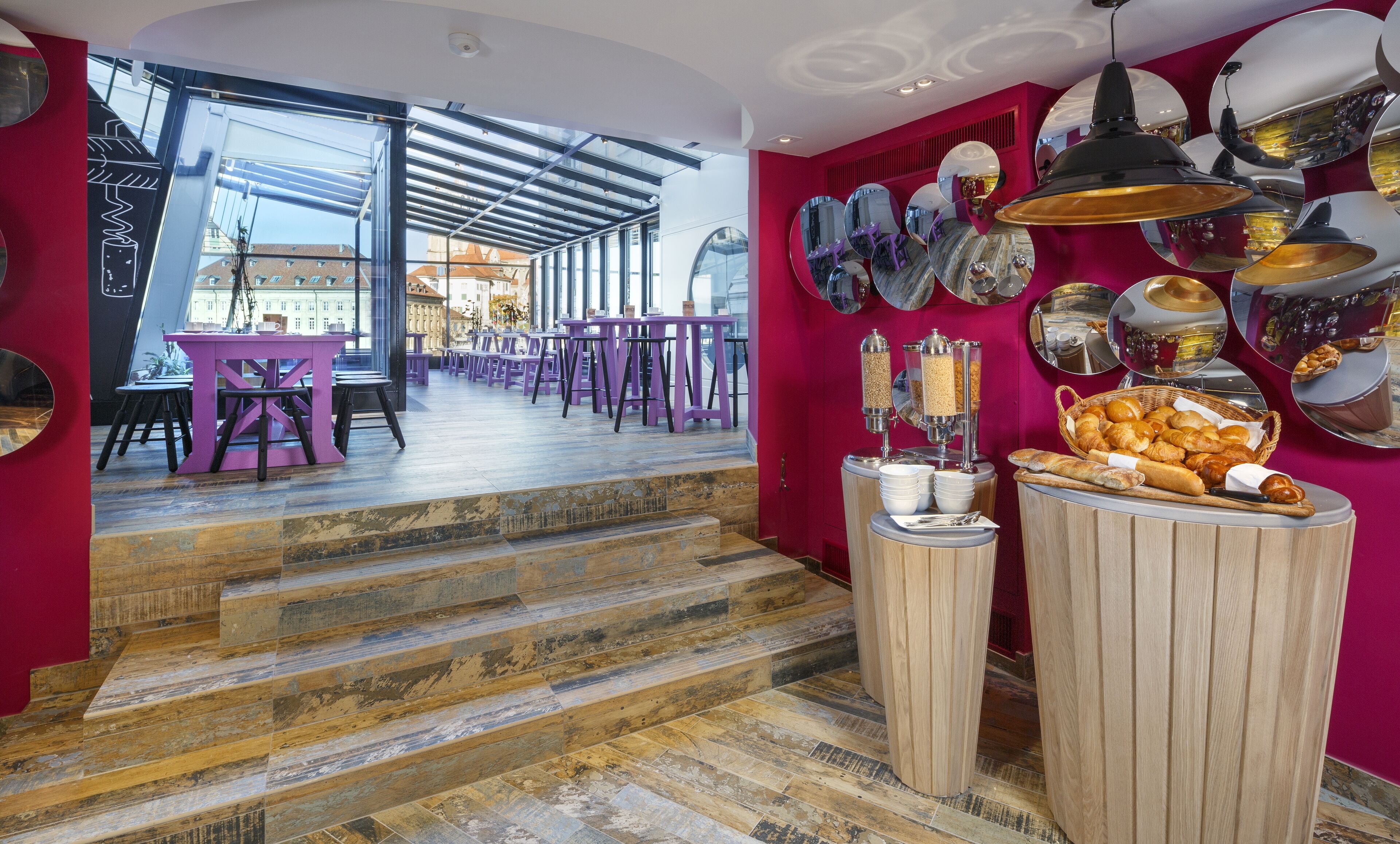 daily buffet breakfast (chf 20 per person)