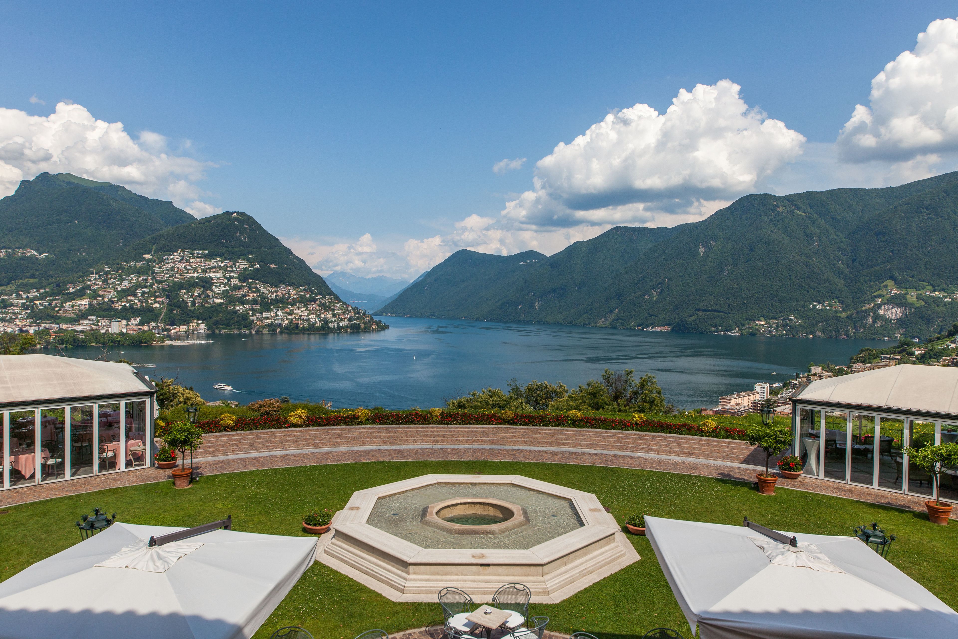 Blick von der Unterkunft