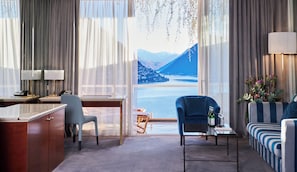 Premium bedding, down comforters, Select Comfort beds, minibar